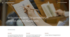 Desktop Screenshot of dirigentenforum.de