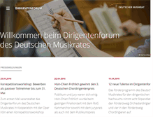 Tablet Screenshot of dirigentenforum.de